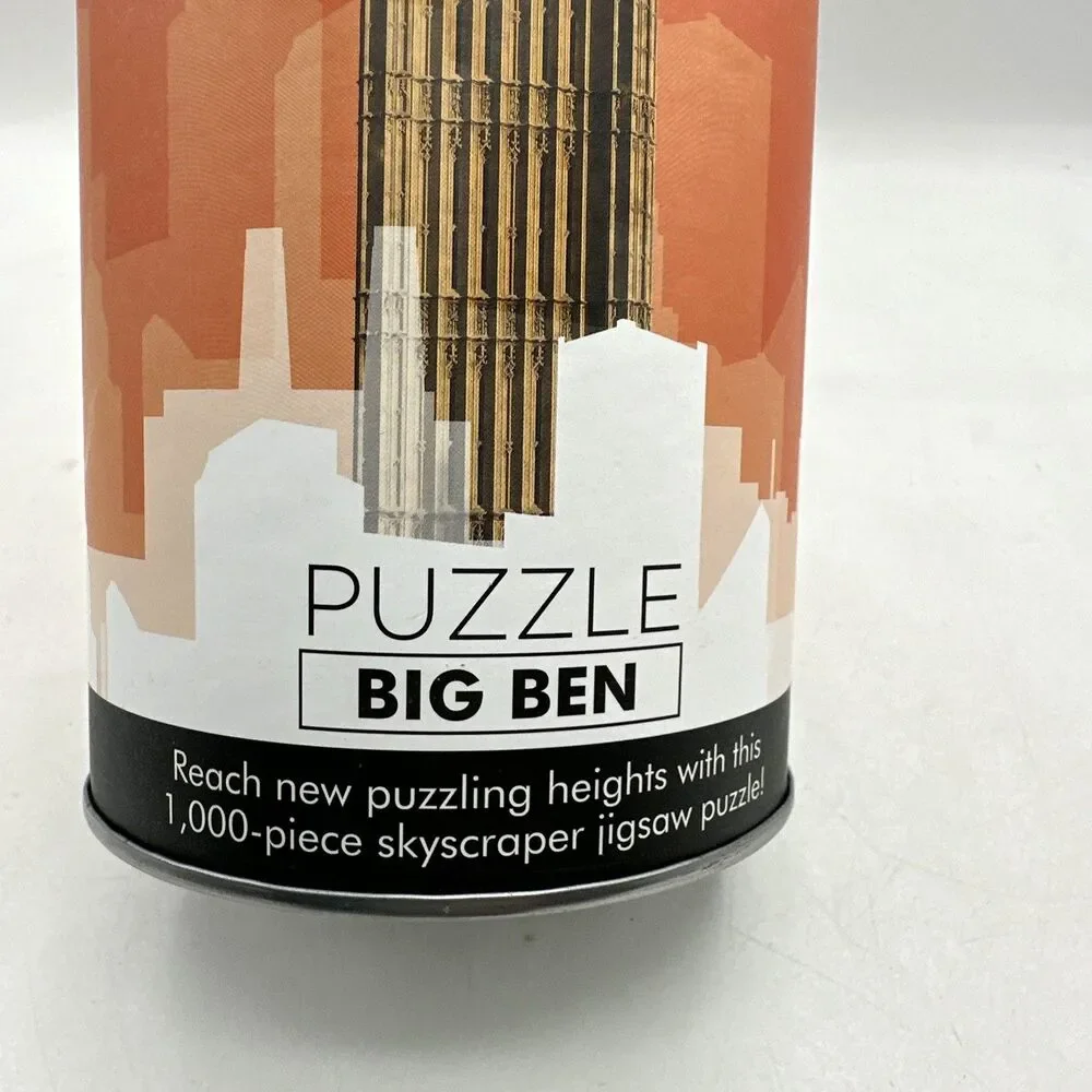 Big Ben Skyscraper 1000 Piece Puzzle w/ Poster NEW SEALED